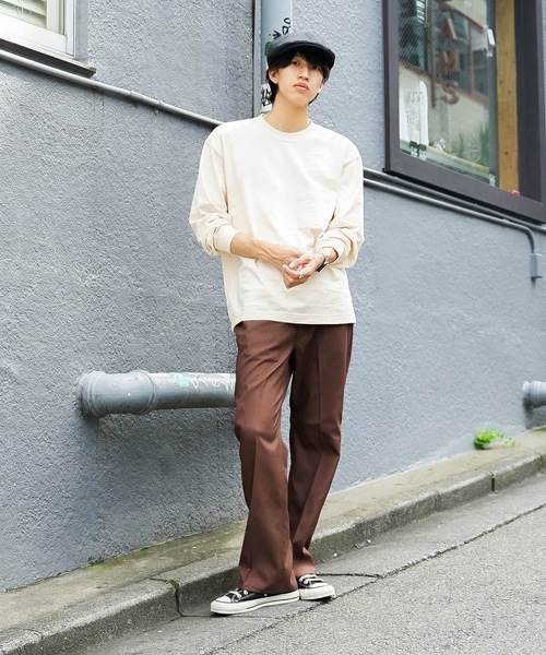 【セール】【Wrangler/ラングラー】ランチャードレスパンツ センタープレス スラックス フレアパンツ WI1141（スラックス）｜Wrangler（ラングラー）