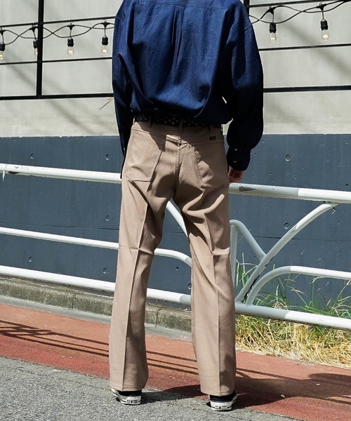 【セール】【Wrangler/ラングラー】ランチャードレスパンツ センタープレス スラックス フレアパンツ WI1141（スラックス）｜Wrangler（ラングラー）