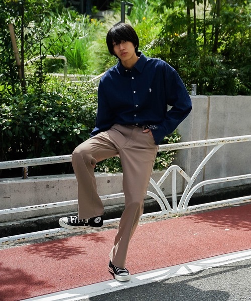 【セール】【Wrangler/ラングラー】ランチャードレスパンツ センタープレス スラックス フレアパンツ WI1141（スラックス）｜Wrangler（ラングラー）