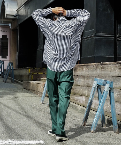 【セール】【Wrangler/ラングラー】ランチャードレスパンツ センタープレス スラックス フレアパンツ WI1141（スラックス）｜Wrangler（ラングラー）