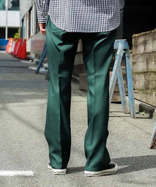 【セール】【Wrangler/ラングラー】ランチャードレスパンツ センタープレス スラックス フレアパンツ WI1141（スラックス）｜Wrangler（ラングラー）