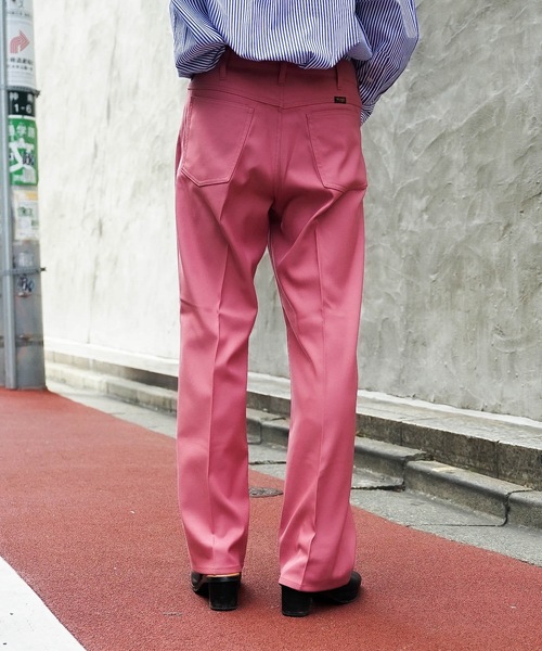 【セール】【Wrangler/ラングラー】ランチャードレスパンツ センタープレス スラックス フレアパンツ WI1141（スラックス）｜Wrangler（ラングラー）