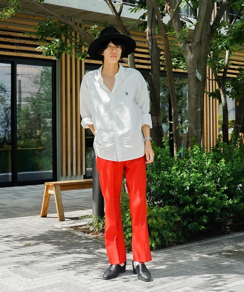 【セール】【Wrangler/ラングラー】ランチャードレスパンツ センタープレス スラックス フレアパンツ WI1141（スラックス）｜Wrangler（ラングラー）