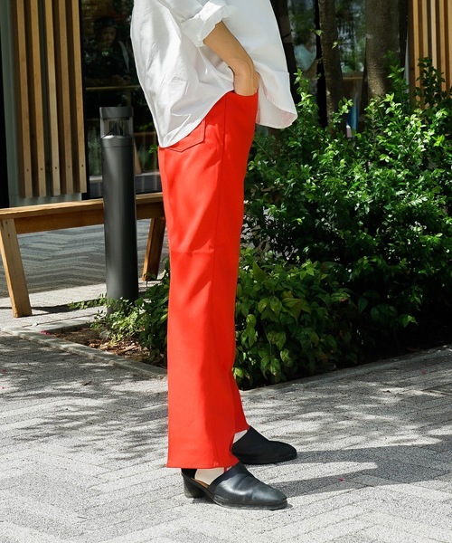 【セール】【Wrangler/ラングラー】ランチャードレスパンツ センタープレス スラックス フレアパンツ WI1141（スラックス）｜Wrangler（ラングラー）