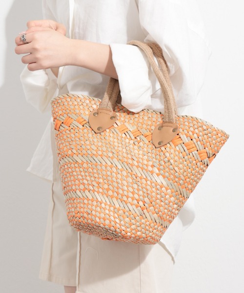 CIAOPANIC TYPY(チャオパニックティピー)の「▽編みカゴバッグ(かごバッグ・レディース・ブラック/ブラウン/オレンジ・ONE SIZE)」の16枚目の写真