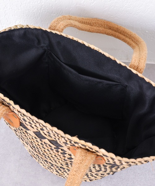 CIAOPANIC TYPY(チャオパニックティピー)の「▽編みカゴバッグ(かごバッグ・レディース・ブラック/ブラウン/オレンジ・ONE SIZE)」の10枚目の写真