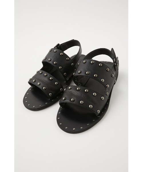 MOUSSY（マウジー）の「STUDS BELT サンダル（サンダル・レディース・ブラック/ホワイト・LARGE/SMALL/MEDIUM）」の12枚目の写真