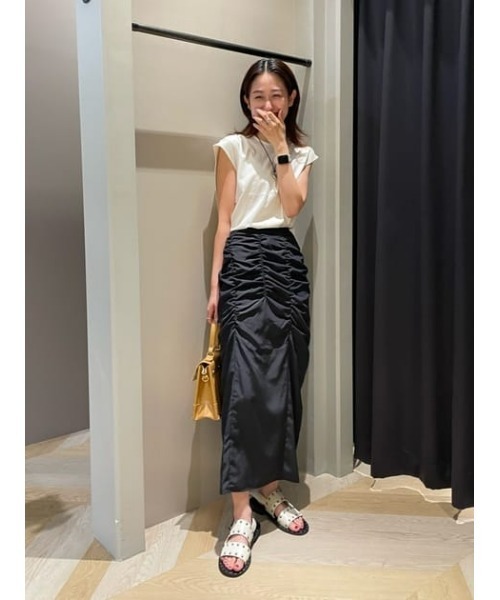 MOUSSY（マウジー）の「STUDS BELT サンダル（サンダル・レディース・ブラック/ホワイト・LARGE/SMALL/MEDIUM）」の21枚目の写真