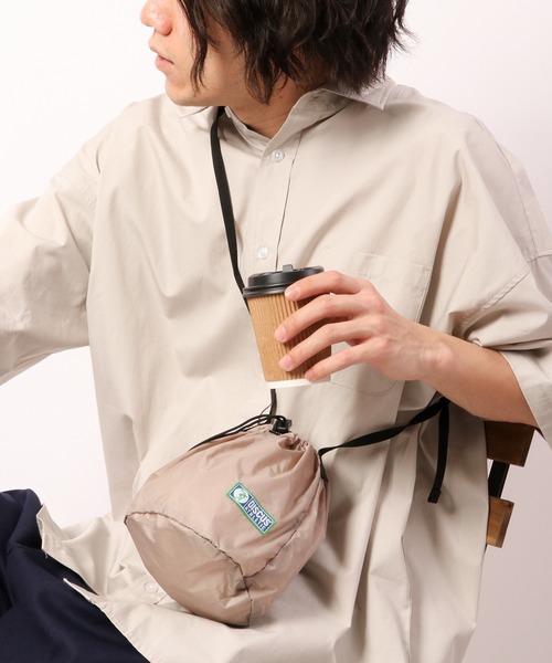 DISCUS(ディスカス)の「DISCUS ミニウォレット ショルダーバッグ(ショルダーバッグ・メンズ・ブラック/パープル/グレー/キャメル・FREE)」の6枚目の写真