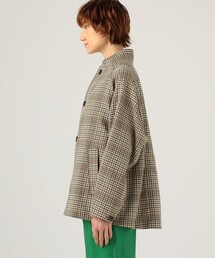 【SAKI】キャバン ハウンドトゥースチェック スタンドブルゾン 65286933_b_02_215.jpg