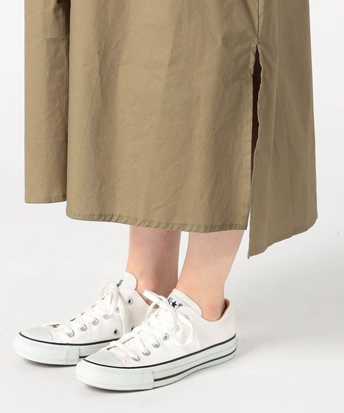Grand PARK（グランドパーク）の「ピンタック入り　ワイドスリーブ前開きワンピース（シャツワンピース・レディース・カーキ/ベージュ/ネイビー/ホワイト・FREE）」の13枚目の写真