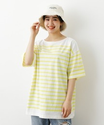 RODEO CROWNS WIDE BOWL | バスクボーダーTシャツ(Tシャツ/カットソー)