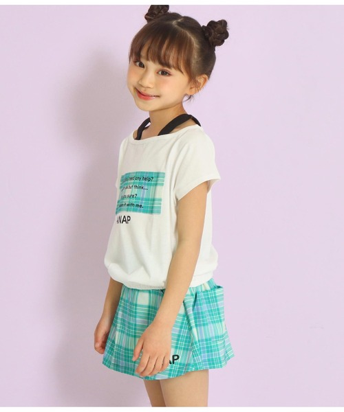 ANAP kids（アナップキッズ）の「重ね着風トップス（Tシャツ/カットソー・キッズ・ピンク/グリーン・130cm/120cm/110cm）」の11枚目の写真