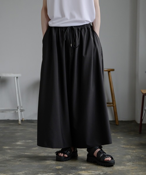 KUUUPY（クーピー）の「Drape Gather Hakama Pants - ドレープギャザー