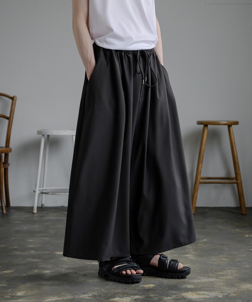 KUUUPY（クーピー）の「Drape Gather Hakama Pants - ドレープ
