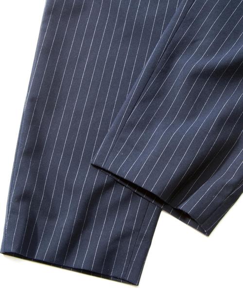 BEAUTY&YOUTH UNITED ARROWS（ビューティーアンドユースユナイテッドアローズ）の「【WEB限定】by ∴ ストライプ テーパード クロップド パンツ（スラックス・メンズ・グレー/ネイビー・SMALL/MEDIUM/LARGE）」の10枚目の写真
