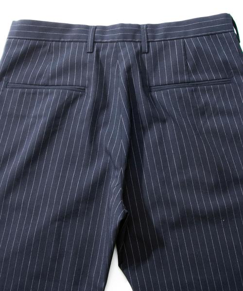 BEAUTY&YOUTH UNITED ARROWS（ビューティーアンドユースユナイテッドアローズ）の「【WEB限定】by ∴ ストライプ テーパード クロップド パンツ（スラックス・メンズ・グレー/ネイビー・SMALL/MEDIUM/LARGE）」の11枚目の写真