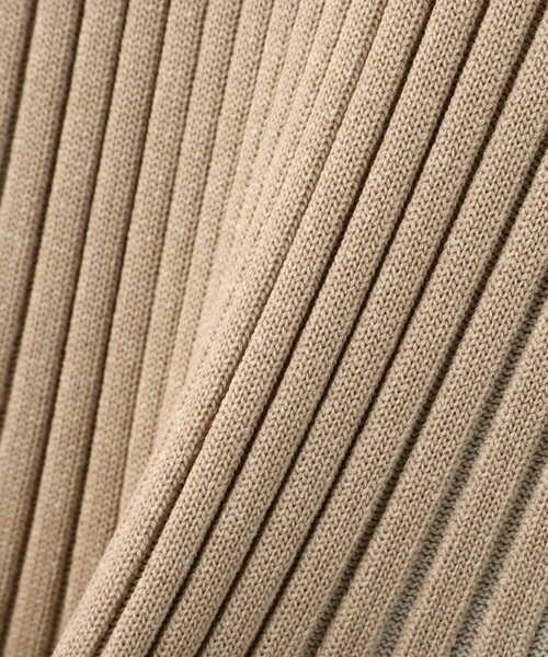 N.（N. Natural Beauty Basic）（エヌエヌナチュラルビューティーベーシック）の「◆配色リブノースリーブニット（ニット/セーター・レディース・ベージュ/レッド/グリーン・MEDIUM）」の21枚目の写真