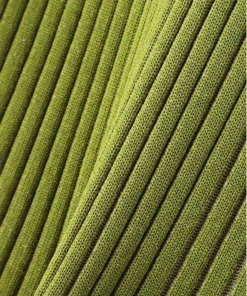 N.（N. Natural Beauty Basic）（エヌエヌナチュラルビューティーベーシック）の「◆配色リブノースリーブニット（ニット/セーター・レディース・ベージュ/レッド/グリーン・MEDIUM）」の17枚目の写真