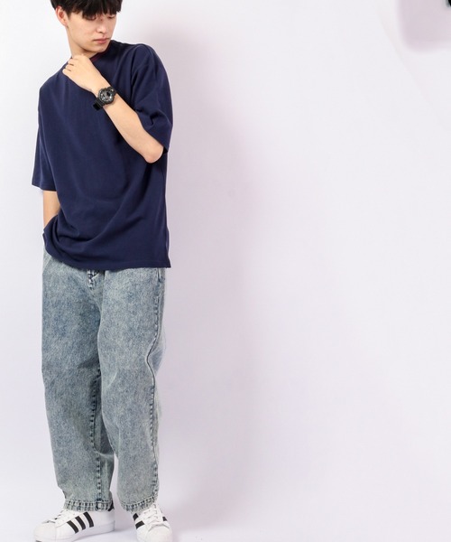 Bling Leads(ブリングリーズ)の「Bling Leads カノコリンガークルー半袖Teeシャツ(Tシャツ/カットソー・メンズ・ホワイト/ブラック/チャコール/ピンク/ネイビー・M/L)」の9枚目の写真