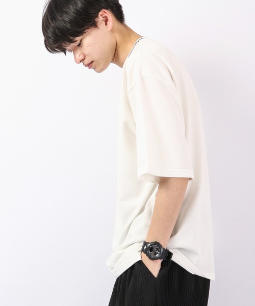 Bling Leads(ブリングリーズ)の「Bling Leads カノコリンガークルー半袖Teeシャツ(Tシャツ/カットソー・メンズ・ホワイト/ブラック/チャコール/ピンク/ネイビー・M/L)」の14枚目の写真