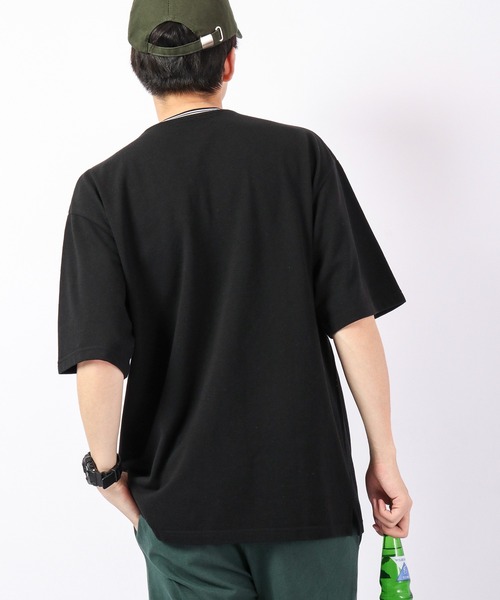 Bling Leads(ブリングリーズ)の「Bling Leads カノコリンガークルー半袖Teeシャツ(Tシャツ/カットソー・メンズ・ホワイト/ブラック/チャコール/ピンク/ネイビー・M/L)」の18枚目の写真