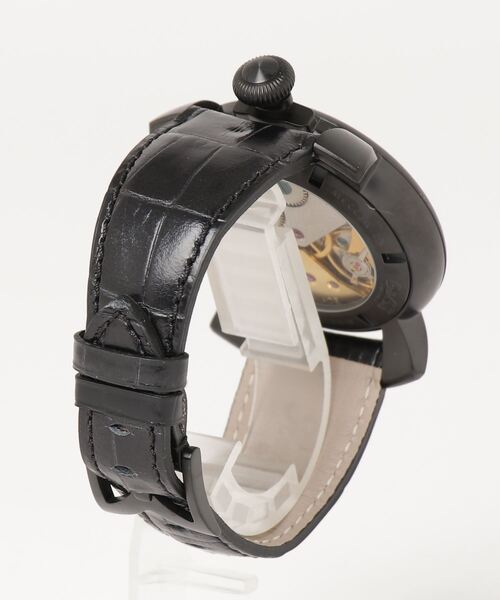 GaGa MILANO（ガガミラノ）の「GaGa MILANO/ガガミラノ MANUALE48MM 腕時計 501202S-BLK メンズ（アナログ腕時計・メンズ・ブラック・FREE）」の2枚目の写真
