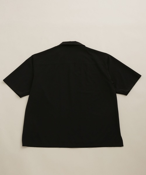 NANO universe(ナノユニバース)の「LB.04/ストレッチワイドオープンカラーシャツ 半袖(シャツ/ブラウス・メンズ・レッド系その他2/カーキ/ブラック/ネイビー・XL/S/M/L)」の15枚目の写真