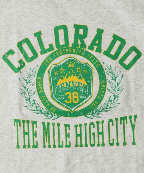 GLAZOS(グラソス)の「天竺・ドロップショルダーBIGカレッジロゴ半袖Tシャツ(Tシャツ/カットソー・キッズ・グリーン/ネイビー/ホワイト系その他・150cm/140cm/170cm/160cm/130cm)」の5枚目の写真