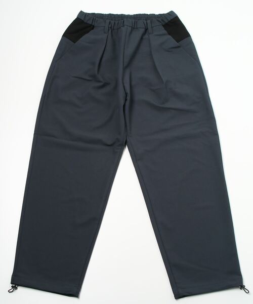Uncut Bound(アンカットバウンド)の「Point Chary(ポイントチャーリー)ワイド切替イージーパンツ(その他パンツ・メンズ・ブラック/グレー・MEDIUM/LARGE)」の2枚目の写真