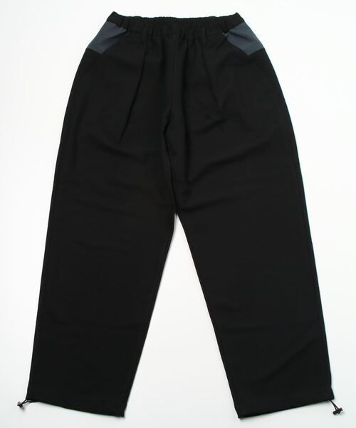 Uncut Bound(アンカットバウンド)の「Point Chary(ポイントチャーリー)ワイド切替イージーパンツ(その他パンツ・メンズ・ブラック/グレー・MEDIUM/LARGE)」の1枚目の写真