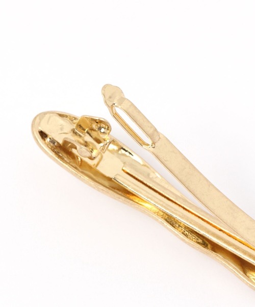 LEPSIM(レプシィム)の「ロングメタルバレッタ 282877(バレッタ/ヘアクリップ・レディース・シルバー/ゴールド/ゴールド系その他・ONE SIZE)」の8枚目の写真