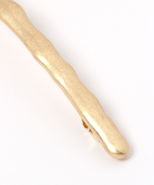 LEPSIM(レプシィム)の「ロングメタルバレッタ 282877(バレッタ/ヘアクリップ・レディース・シルバー/ゴールド/ゴールド系その他・ONE SIZE)」の4枚目の写真