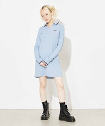 X-girl | L/S POLO DRESS(ワンピース)
