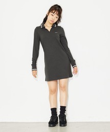 X-girl | L/S POLO DRESS(ワンピース)