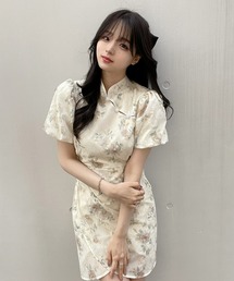 titty＆Co. PETIT by poyo | 【titty&Co.PETIT by POYO】フラワーカシュクールミニワンピース(ワンピース)