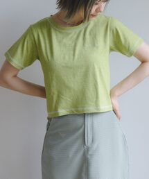 メランジ刺繍ロゴTee