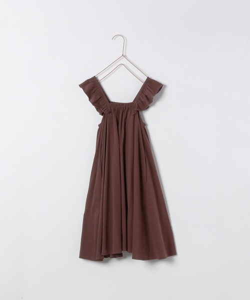 LOWRYS FARM(ローリーズファーム)の「カタフリルカットノースリーブワンピース 299637(ワンピース・キッズ・ピンク/イエロー/ブルー/ボルドー・110cm/120cm/130cm/140cm/150cm)」の4枚目の写真