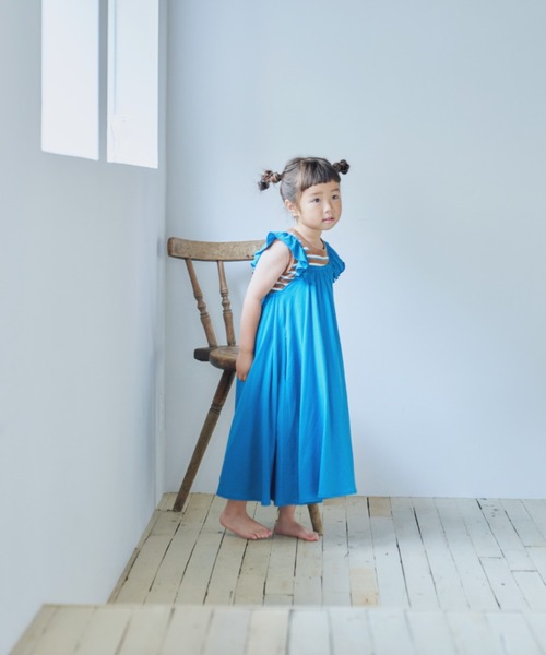 LOWRYS FARM(ローリーズファーム)の「カタフリルカットノースリーブワンピース 299637(ワンピース・キッズ・ピンク/イエロー/ブルー/ボルドー・110cm/120cm/130cm/140cm/150cm)」の22枚目の写真