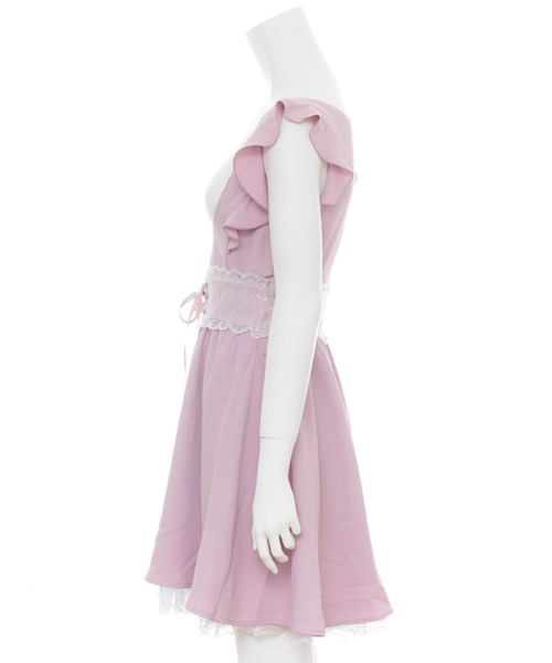 Secret Honey（シークレットハニー）の「レースコルセットジャンパードレス（ワンピース・レディース・ブルー/ピンク/ブラック・MEDIUM）」の11枚目の写真