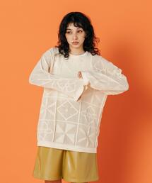 CITEN | ＜CITEN（シテン）＞パターンキリカエスカシガラ ニット(ニット/セーター)