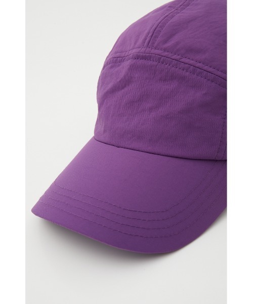 SLY（スライ）の「WATER REPELLENT NYLON CAP ウォーターリペレント 撥水加工 ナイロンキャップ（キャップ・レディース・ブラック/キャメル/パープル・FREE）」の13枚目の写真