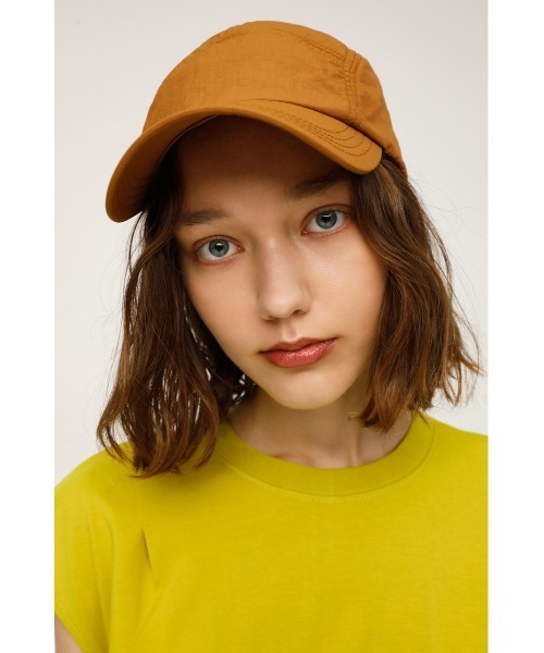 SLY（スライ）の「WATER REPELLENT NYLON CAP ウォーターリペレント 撥水加工 ナイロンキャップ（キャップ・レディース・ブラック/キャメル/パープル・FREE）」の11枚目の写真