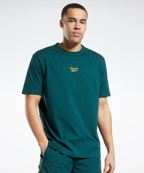 Reebok(リーボック)の「クラシックス スモール ベクター Tシャツ / Classics Small Vector T-Shirt(Tシャツ/カットソー・メンズ・グリーン/ホワイト/ブラック/ブルー/アイボリー/ネイビー/ブラック系その他/ブラウン・XXX-LARGE/XX-LARGE/X-SMALL/LARGE/SMALL/MEDIUM/X-LARGE)」の6枚目の写真
