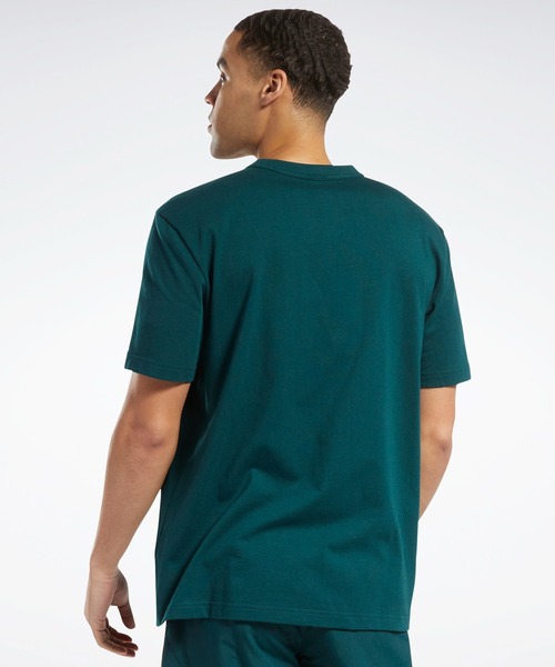 Reebok(リーボック)の「クラシックス スモール ベクター Tシャツ / Classics Small Vector T-Shirt(Tシャツ/カットソー・メンズ・グリーン/ホワイト/ブラック/ブルー/アイボリー/ネイビー/ブラック系その他/ブラウン・XXX-LARGE/XX-LARGE/X-SMALL/LARGE/SMALL/MEDIUM/X-LARGE)」の14枚目の写真