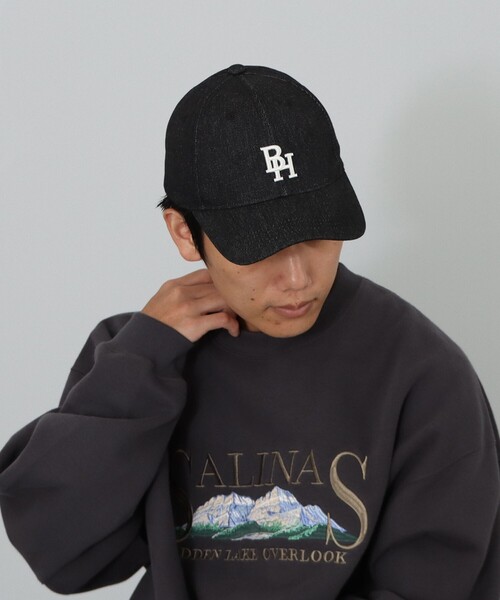 BEAMS HEART(ビームスハート)の「デニム ベースボール キャップ(キャップ・メンズ・ブラック/インディゴブルー/ブルー系その他4/ブラック系その他4・ONE SIZE)」の6枚目の写真