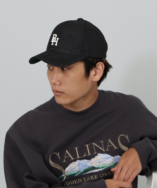 BEAMS HEART(ビームスハート)の「デニム ベースボール キャップ(キャップ・メンズ・ブラック/インディゴブルー/ブルー系その他4/ブラック系その他4・ONE SIZE)」の7枚目の写真