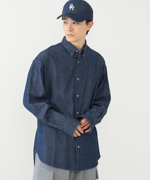 BEAMS HEART(ビームスハート)の「デニム ベースボール キャップ(キャップ・メンズ・ブラック/インディゴブルー/ブルー系その他4/ブラック系その他4・ONE SIZE)」の12枚目の写真
