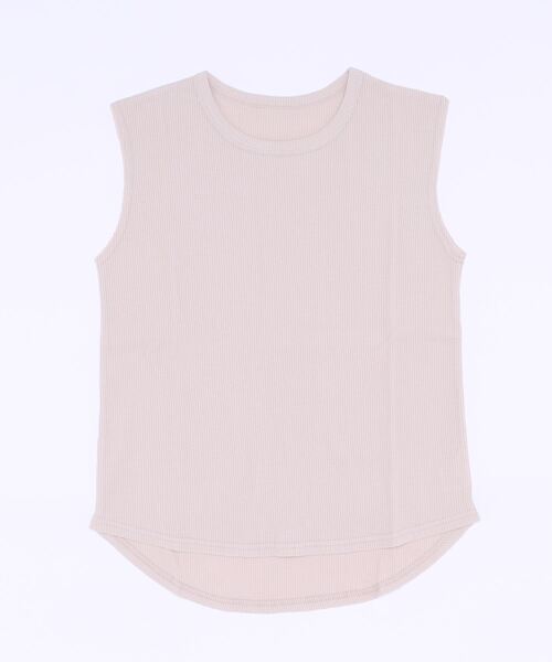 KOBE LETTUCE（コウベレタス）の「ワッフルフレンチスリーブカットソー（Tシャツ/カットソー・レディース・ブルー系/ホワイト/ブラック/グレイッシュベージュ/カーキ・L/M）」の13枚目の写真