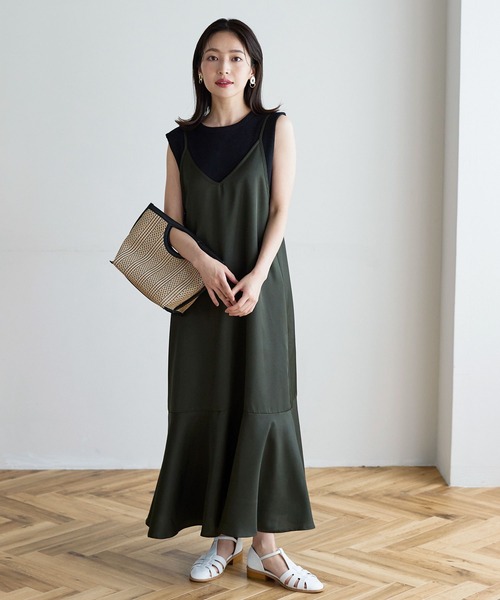 KOBE LETTUCE（コウベレタス）の「ワッフルフレンチスリーブカットソー（Tシャツ/カットソー・レディース・ブルー系/ホワイト/ブラック/グレイッシュベージュ/カーキ・L/M）」の17枚目の写真